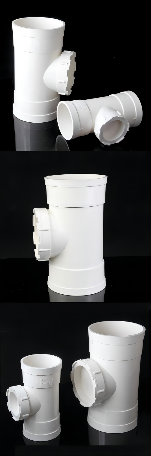 PVC riser inspection port