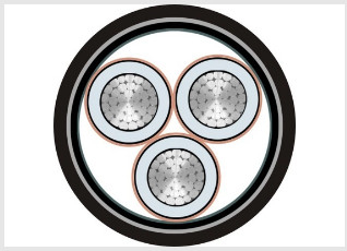 35KV CU AL Conductor Armoured Electrical Cable 240mm2 400mm2