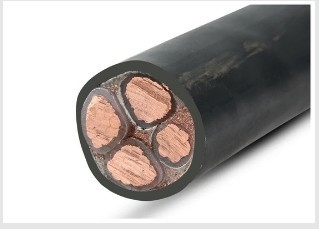 1000V Copper Conductor PVC Insulated Cables Customized With Three Half Core