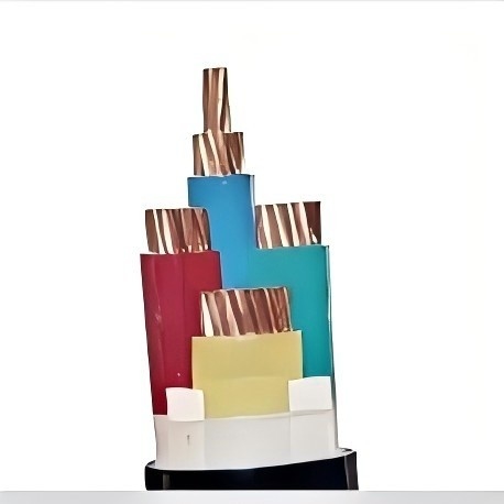 1000V Copper Conductor PVC Insulated Cables Customized With Three Half Core