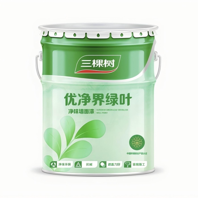 Superior Home Green Leave Odorless Wall Paint